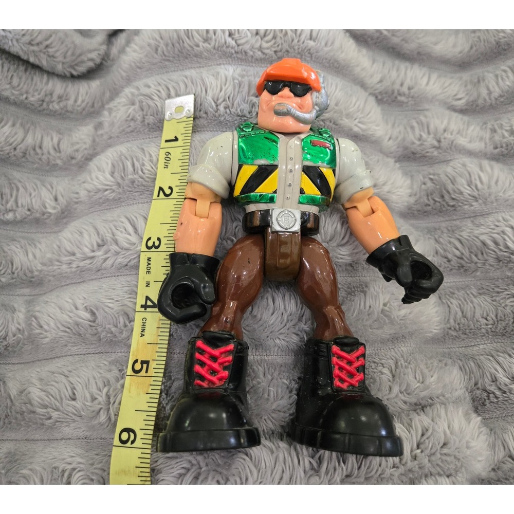 Fisher-Price Rescue Heroes Jack Hammer Construction Action Figure Vintage 1998 - Picture 8 of 8